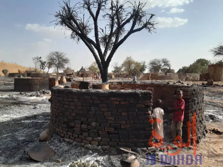 Tchad : un incendie ravage 417 cases dans un village à l'Est. © Alwihda Info