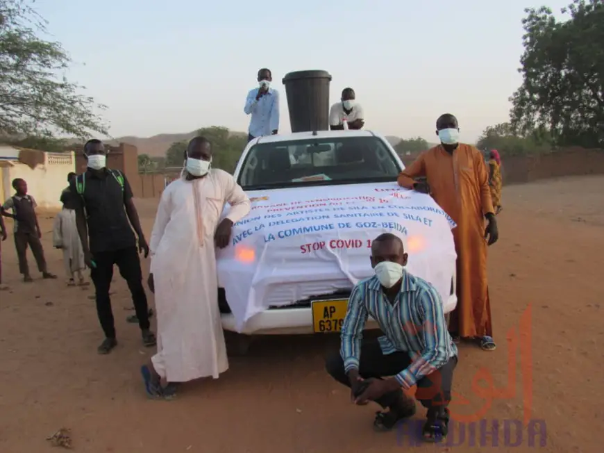 Tchad - Covid-19 : au Sila, la jeunesse prend en main le défi de la prise de conscience. © Mahamat Issa Gadaya/Alwihda Info