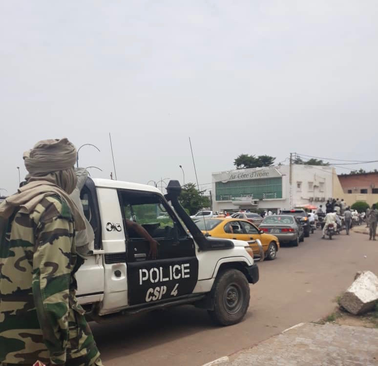 Un véhicule de police à N'Djamena. Illustration. © D.W./Alwihda Info/archives Un véhicule de police à N'Djamena. Illustration. © D.W./Alwihda Info/archives