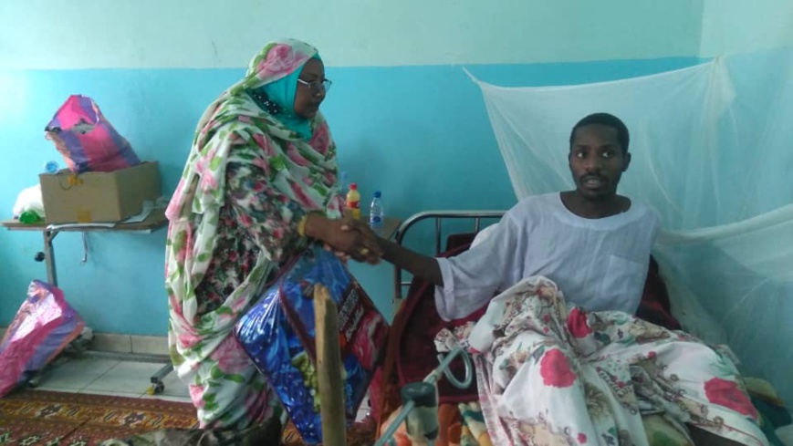 Tchad : une grande chaîne de solidarité pour les soldats blessés. © Malick Mahamat/Alwihda Info