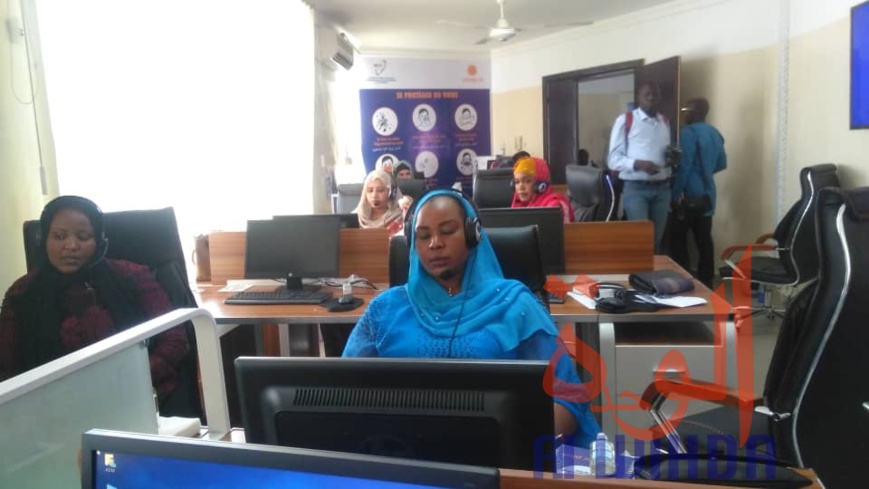Tchad - Covid-19 : l'ARCEP lance un call center pour le numéro vert 1313. © Malick Mahamat/Alwihda Info Tchad - Covid-19 : l'ARCEP lance un call center pour le numéro vert 1313. © Malick Mahamat/Alwihda Info