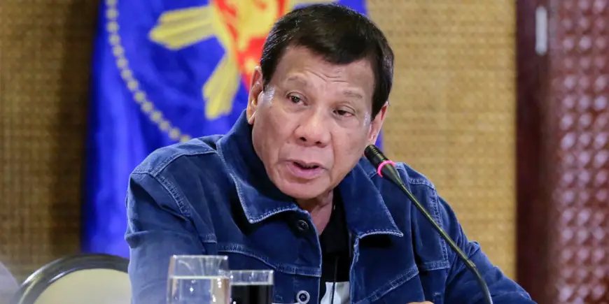 Le président philippin Rodrigo Duterte au palais présidentiel de Malacanang à Manille le 12 mars. Richard Madelo / Division des photographes présidentiels de Malacanang / AP