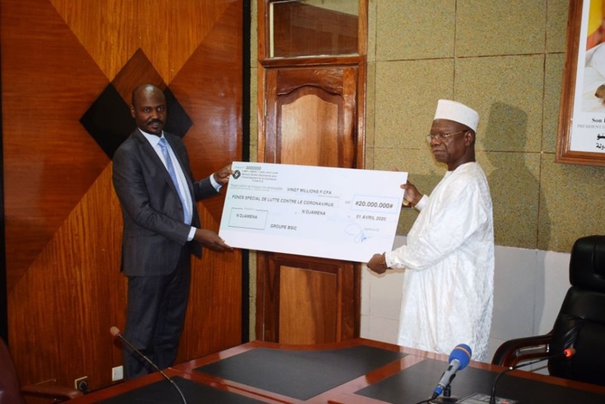 Tchad - Covid-19 : banques et entreprises mettent la main à la poche. © PR Tchad - Covid-19 : banques et entreprises mettent la main à la poche. © PR