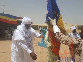 Tchad : "une lutte sans merci contre les ennemis de la paix", promet le général Brahim Seid. © Alwihda Info Tchad : "une lutte sans merci contre les ennemis de la paix", promet le général Brahim Seid. © Alwihda Info
