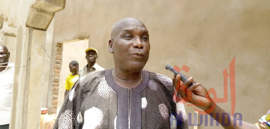 Le maire de la ville de Laï, Saou Dono Robert. © Éric Guedi/Alwihda Info Le maire de la ville de Laï, Saou Dono Robert. © Éric Guedi/Alwihda Info