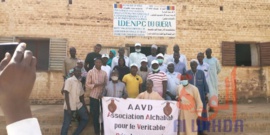 Tchad - Covid-19 : à Mongo, le milieu associatif joue son rôle de sensibilisation. © Béchir Badjoury/Alwihda Info Tchad - Covid-19 : à Mongo, le milieu associatif joue son rôle de sensibilisation. © Béchir Badjoury/Alwihda Info