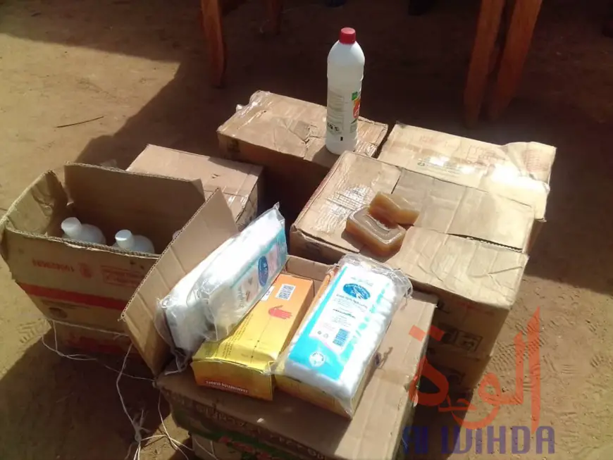 Tchad / Covid-19 : la mairie de Moundou offre 670 produits d'hygiène. © Golmen Ali/Alwihda Info