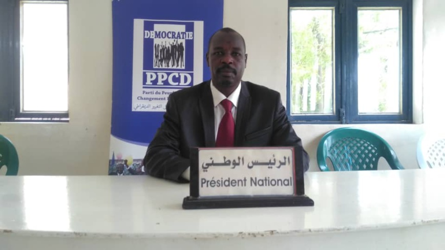 Le président du Parti du Peuple pour le Changement Démocratique (PPCD), Abdramane Mahamat Abba. © Alwihda Info Le président du Parti du Peuple pour le Changement Démocratique (PPCD), Abdramane Mahamat Abba. © Alwihda Info