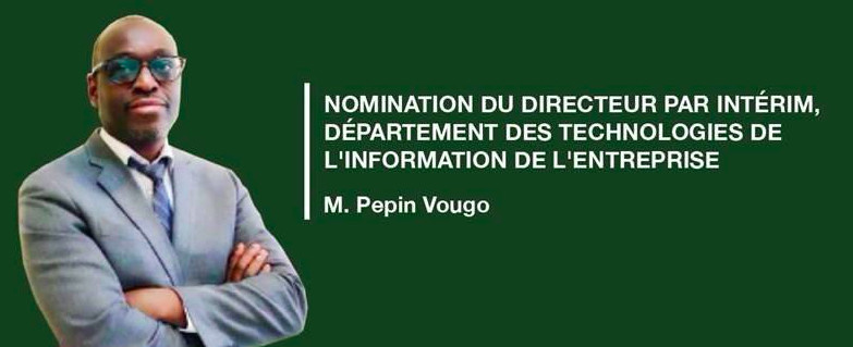 BAD : nomination du Directeur par intérim du Département des Technologies de l'Information de l'Entreprise BAD : nomination du Directeur par intérim du Département des Technologies de l'Information de l'Entreprise