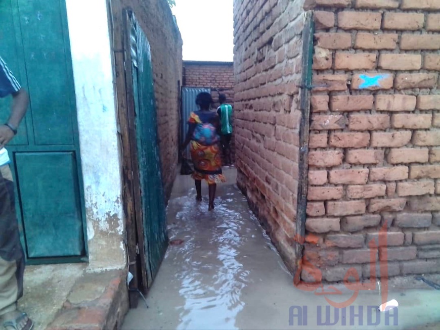 Tchad : de multiples dégâts à Moundou après une intempérie. © Golmen Ali Tchad : de multiples dégâts à Moundou après une intempérie. © Golmen Ali