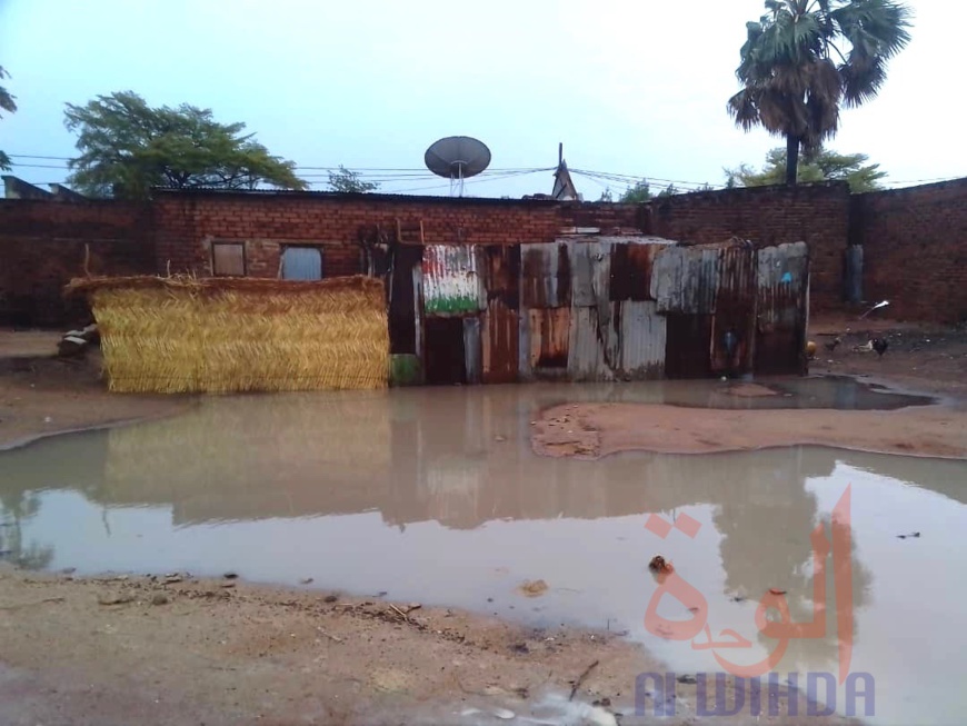 Tchad : de multiples dégâts à Moundou après une intempérie. © Golmen Ali Tchad : de multiples dégâts à Moundou après une intempérie. © Golmen Ali