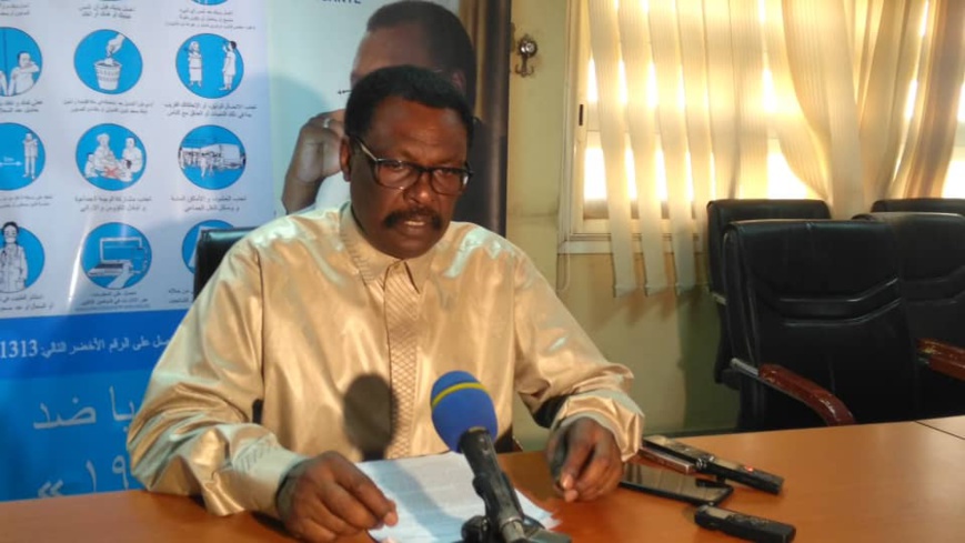 Le ministre de la Santé publique, Pr. Mahamoud Youssouf Khayal. © Malick Mahamat/Alwihda Info
