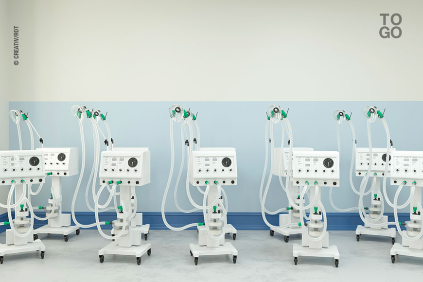 Covid-19 : Le Togo a réceptionné ses premiers respirateurs pour la prise en charge des cas positifs. © CREATIV/ROT Covid-19 : Le Togo a réceptionné ses premiers respirateurs pour la prise en charge des cas positifs. © CREATIV/ROT