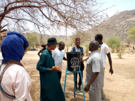 Tchad - Covid-19 : une émission radio en Foulbé pour les retournés de RCA. © Dr/GT Tchad - Covid-19 : une émission radio en Foulbé pour les retournés de RCA. © Dr/GT