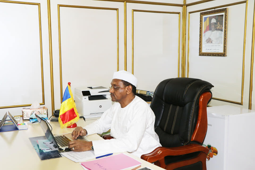 Le ministre tchadien des Affaires Étrangères, Chérif Mahamat Zène. © Dr/Min.AE Tchad Le ministre tchadien des Affaires Étrangères, Chérif Mahamat Zène. © Dr/Min.AE Tchad