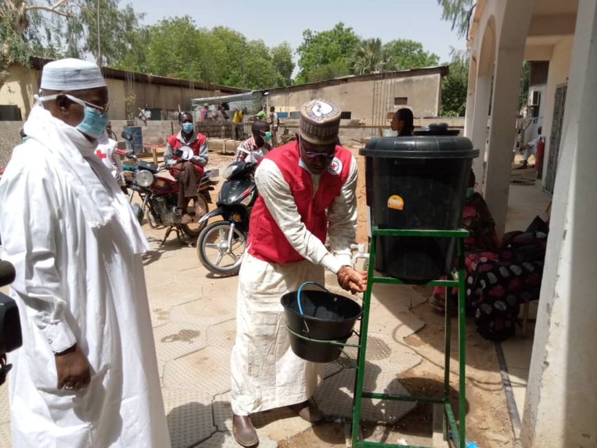 ​Covid-19 : La Croix-Rouge du Tchad accentue la sensibilisation sur la pandémie. © Kelvin Mendig-lembaye Djetoyo/Alwihda Info