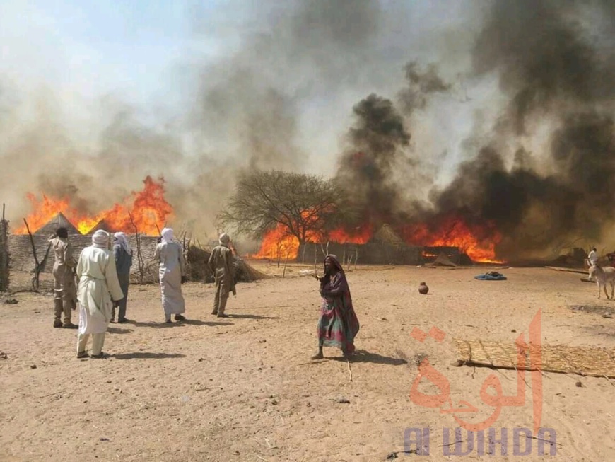 Tchad : un incendie ravage un village à l'Est, d'importants dégâts Tchad : un incendie ravage un village à l'Est, d'importants dégâts