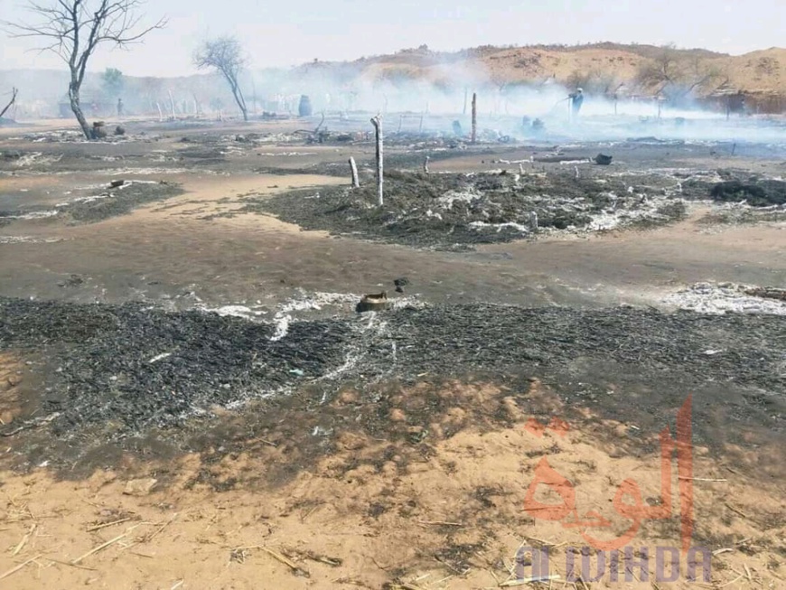 Tchad : un incendie ravage un village à l'Est, d'importants dégâts Tchad : un incendie ravage un village à l'Est, d'importants dégâts
