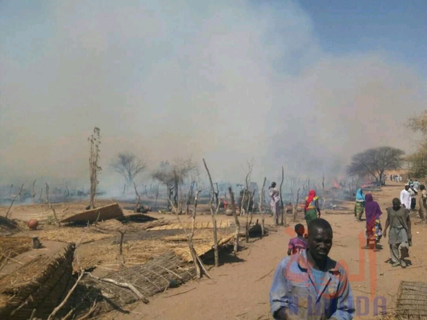 Tchad : un incendie ravage un village à l'Est, d'importants dégâts Tchad : un incendie ravage un village à l'Est, d'importants dégâts
