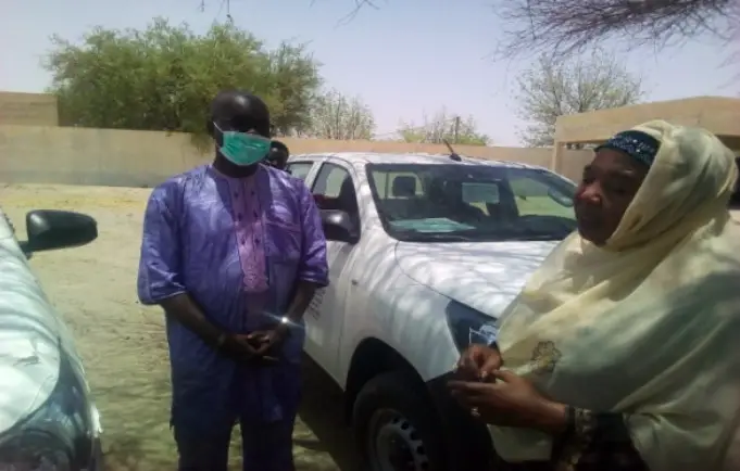 Tchad : au Hadjer Lamis, des véhicules neufs pour six districts sanitaires. © Mbainaissem Gédéon Mbeibadoum/Alwihda Info