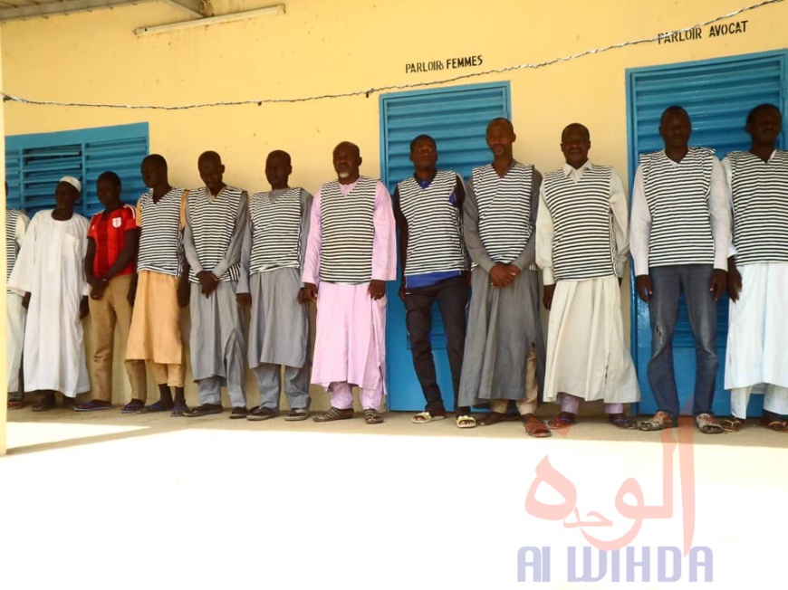 Tchad : remise de peine à 46% des détenus de la maison d’arrêt de Mongo . © Béchir Badjoury/Alwihda Info Tchad : remise de peine à 46% des détenus de la maison d’arrêt de Mongo . © Béchir Badjoury/Alwihda Info