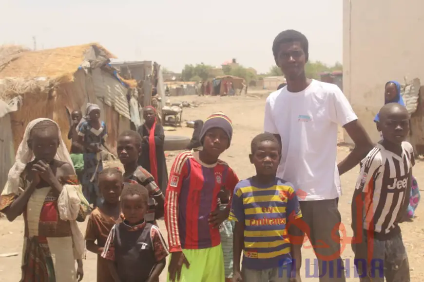 Tchad - Covid-19 : des jeunes déterminés au cœur de la sensibilisation. © Djibrine Haïdar/Alwihda Info