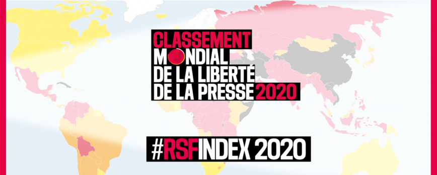 Liberté de la presse : Le Tchad à la 123e place dans le classement mondial. © RSF Liberté de la presse : Le Tchad à la 123e place dans le classement mondial. © RSF