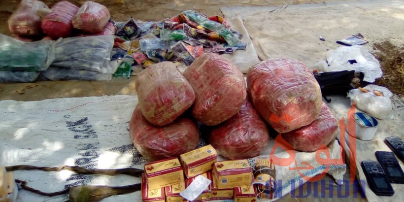 Tchad : la gendarmerie met la main sur des voleurs de motos et trafiquants. © Mahamat Abdramane Ali Kitire/Alwihda Info Tchad : la gendarmerie met la main sur des voleurs de motos et trafiquants. © Mahamat Abdramane Ali Kitire/Alwihda Info