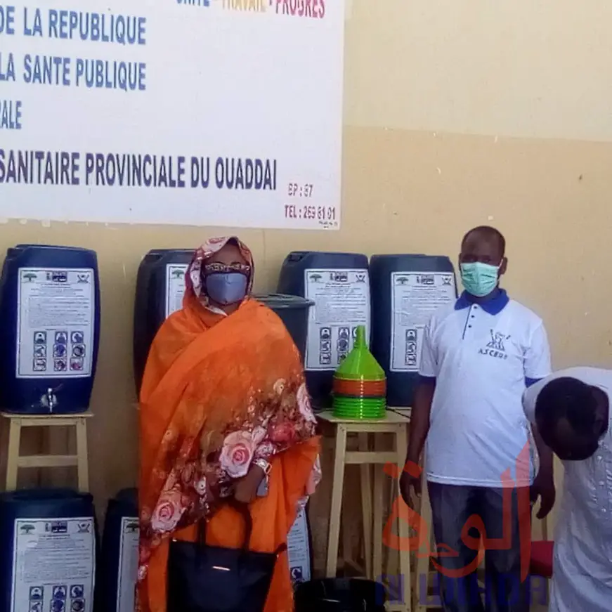 Tchad - Covid-19 : la délégation sanitaire du Ouaddaï reçoit un appui matériel