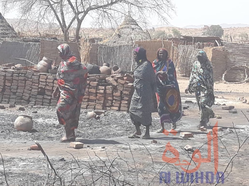 Tchad : un incendie dévastateur dans un village à l’Est. © Abba Issa/Alwihda Info
