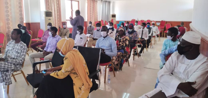 Tchad : les jeunes se forment pour mieux sensibiliser sur le coronavirus. © Djibrine Haïdar/Alwihda Info