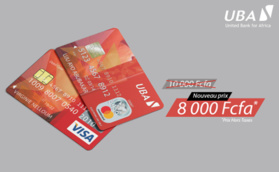 Covid-19 : UBA encourage la distanciation sociale, baisse le prix de la carte visa débit et la Mastercard Covid-19 : UBA encourage la distanciation sociale, baisse le prix de la carte visa débit et la Mastercard
