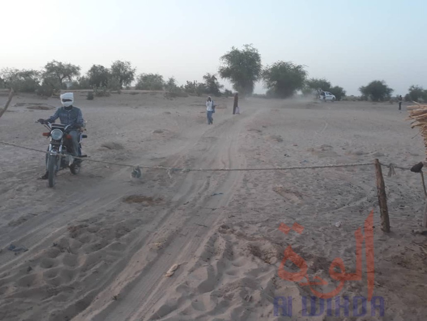 Tchad : à l'Est, il arrange une piste difficile d'accès et installe son poste de péage