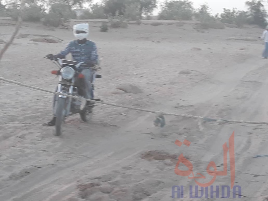 Tchad : à l'Est, il arrange une piste difficile d'accès et installe son poste de péage