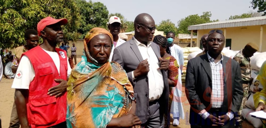 Tchad : plus de 12 tonnes d'aide alimentaire réceptionnés dans la Tandjilé. © Éric Guedi/Alwihda Info