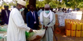 Tchad : le Mayo Kebbi Ouest reçoit plusieurs tonnes d'aide alimentaire. © Foka Mapagne/Alwihda Info Tchad : le Mayo Kebbi Ouest reçoit plusieurs tonnes d'aide alimentaire. © Foka Mapagne/Alwihda Info