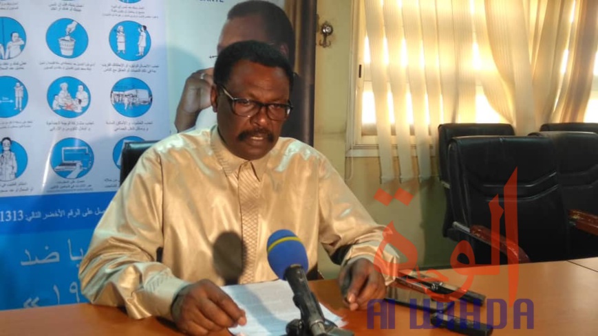 Le ministre de la Santé publique, Pr. Mahamoud Youssouf Khayal. © Malick Mahamat/Alwihda Info