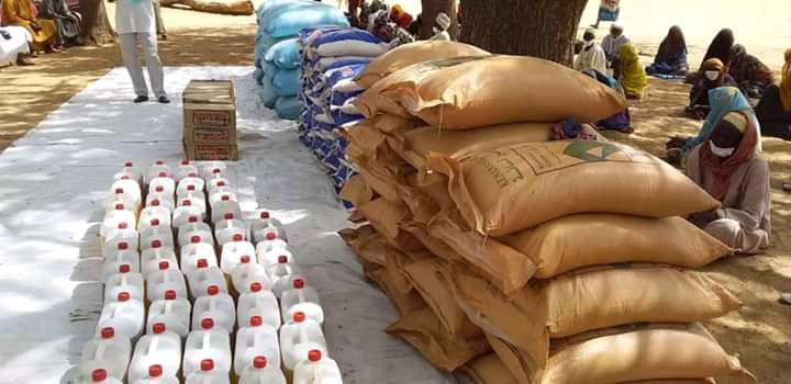 Tchad : des vivres distribués à Goz Beida Tchad : des vivres distribués à Goz Beida