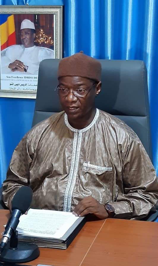 Le ministre de la Communication, porte-parole du gouvernement, Oumar Yaya Hissein. Le ministre de la Communication, porte-parole du gouvernement, Oumar Yaya Hissein.
