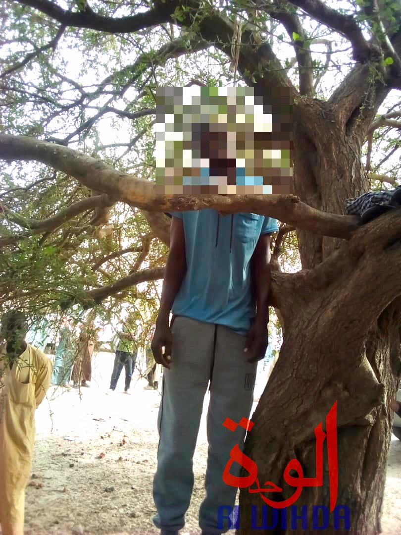 Tchad : excédé par les difficultés, un homme se suicide par pendaison. © Mbainaissem Gédéon Mbeïbadoum/Alwihda Info Tchad : excédé par les difficultés, un homme se suicide par pendaison. © Mbainaissem Gédéon Mbeïbadoum/Alwihda Info