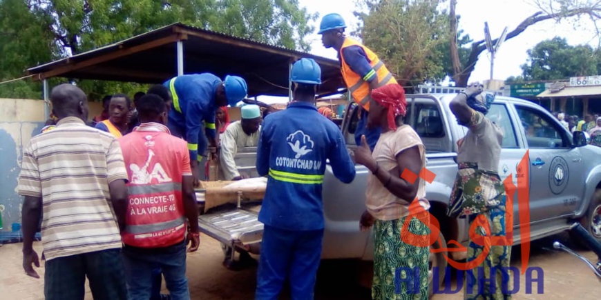 Tchad : deux morts dans un drame à l'usine Pala 2 de la Coton Tchad. © Foka Mapagne/Alwihda Info Tchad : deux morts dans un drame à l'usine Pala 2 de la Coton Tchad. © Foka Mapagne/Alwihda Info