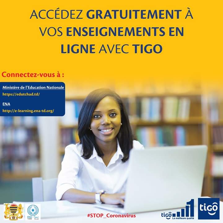 Tchad : un accès gratuit aux plateformes e-learning Tchad : un accès gratuit aux plateformes e-learning