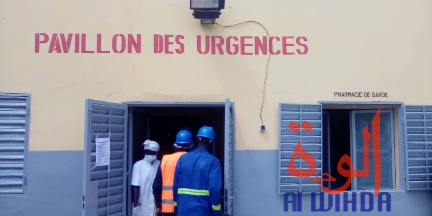 Le pavillon des urgences de l'hôpital de Pala. © Foka Mapagne/Alwihda Info