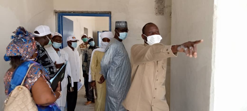 Visite ministérielle au complexe industriel laitier de Mandelia, le 6 mai 2020. © Min. Elevage Visite ministérielle au complexe industriel laitier de Mandelia, le 6 mai 2020. © Min. Elevage