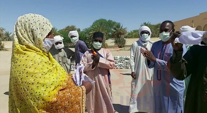 Tchad : près de 8 tonnes de dons de vivres réceptionnés à Faya. © Adoum Akim/Alwihda Info