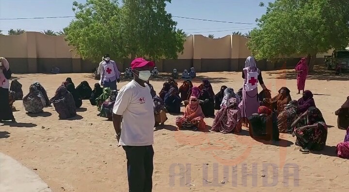 Tchad : près de 8 tonnes de dons de vivres réceptionnés à Faya. © Adoum Akim/Alwihda Info