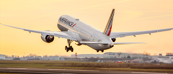 Un avion de la compagnie aérienne Air France. Illustration. © DR