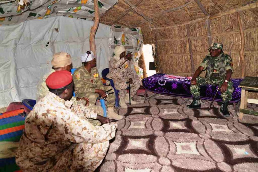 Mars 2020 à Baga Sola au Lac Tchad, lors de la préparation de l'opération Colère de Bohoma. © Dr/Pr Mars 2020 à Baga Sola au Lac Tchad, lors de la préparation de l'opération Colère de Bohoma. © Dr/Pr