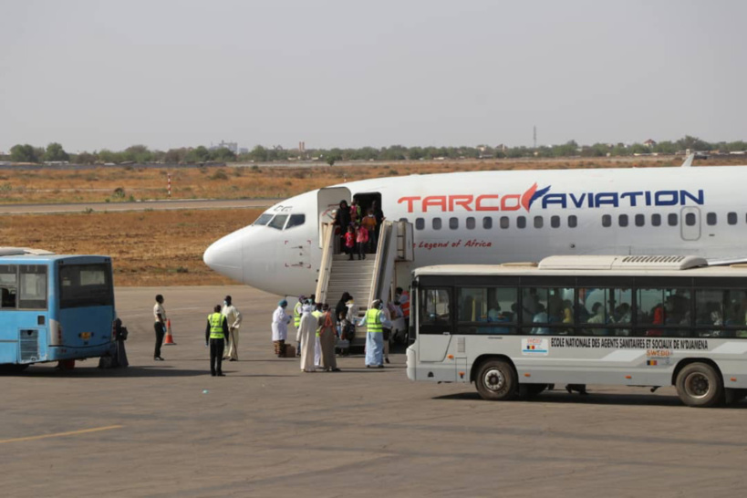 Covid-19 : Le Tchad rapatrie 113 ressortissants du Soudan. © DR/Twitter Chérif Mahamat Zene Covid-19 : Le Tchad rapatrie 113 ressortissants du Soudan. © DR/Twitter Chérif Mahamat Zene