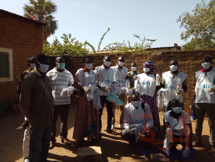 Tchad : à Moundou, les citoyens font preuve de solidarité face au Covid-19. © Golmen Ali/Alwihda Info